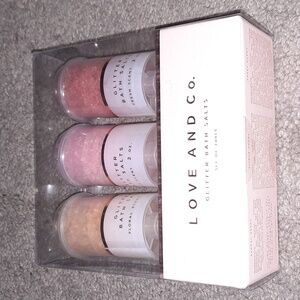 Glitter Bath Salts Gift Set